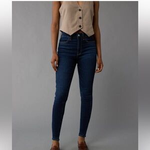 ⚡️3/$10⚡️American Eagle Classic Blue Women's High-Waisted Skinny Jeans